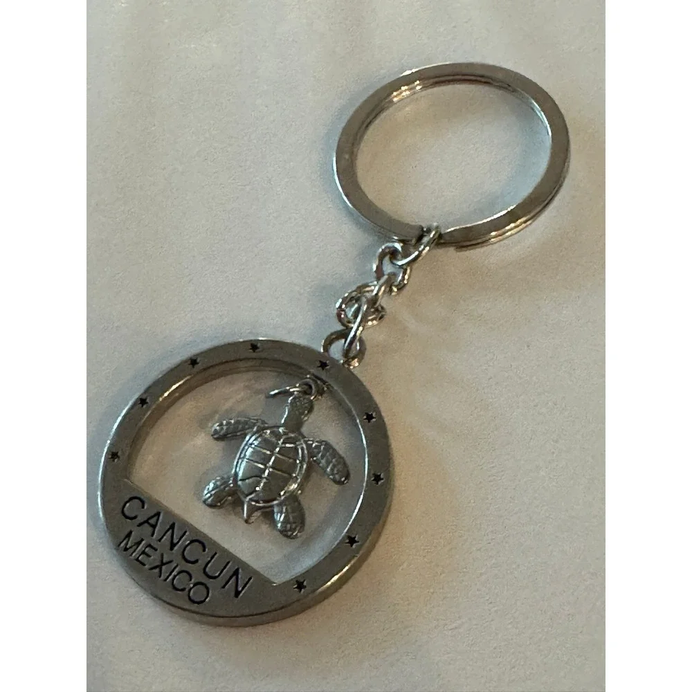 Riviera Maya Mexico‎ Turtle Keychain Souvenir Metal Charm